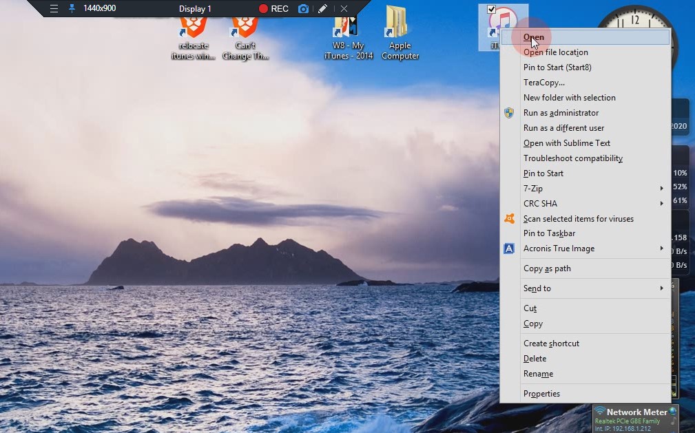 drop-down list